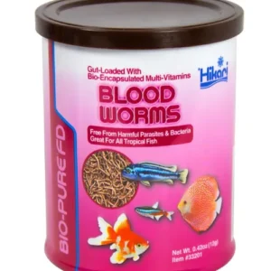 Hikari Bio-Pure Freeze Dried Blood Worms for Pets, 0.42-Ounce